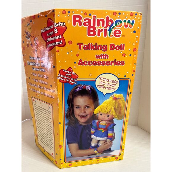 Vintage 2004Rainbow Brite Talking Doll With Accessories hallmark in box - Picture 3 of 12
